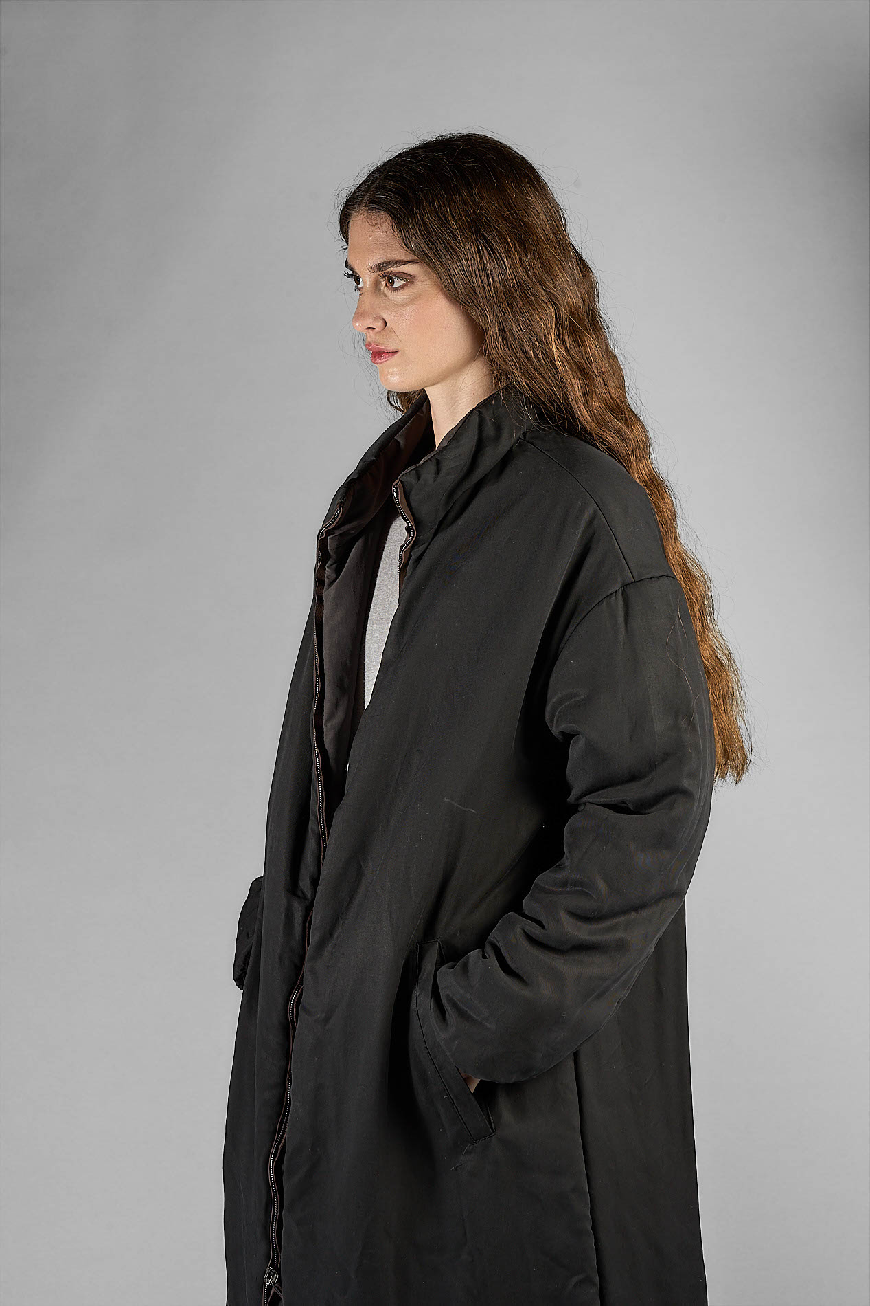 DANIELE BASTA LEATHER AND SILVER JACKET